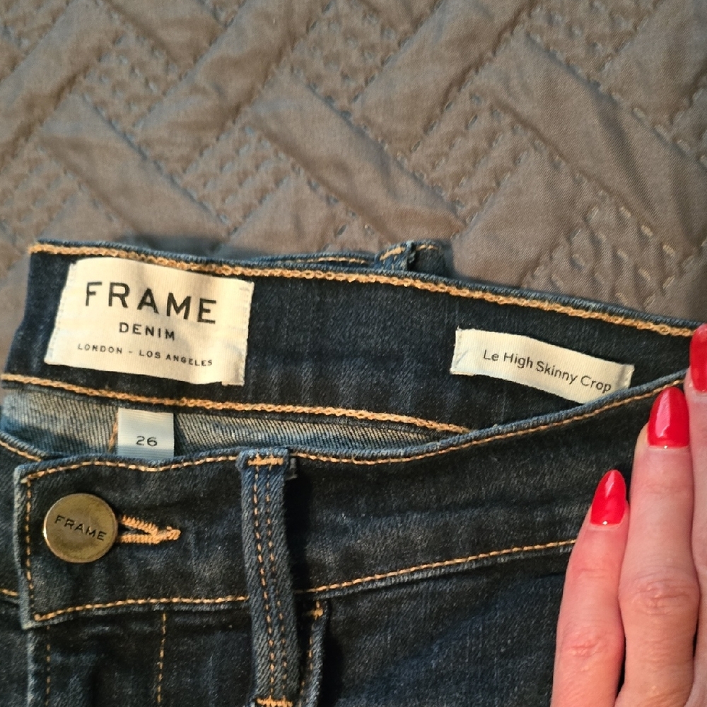 Frame Denim Women's Dark Blue Skinny Jeans
